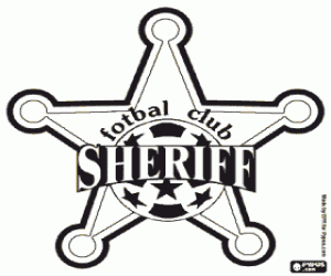 malvorlagen Sheriff Tiraspol-Abzeichen ausmalbilder