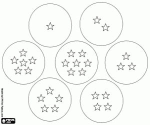 malvorlagen Die sieben Sphären von Dragon Ball ausmalbilder