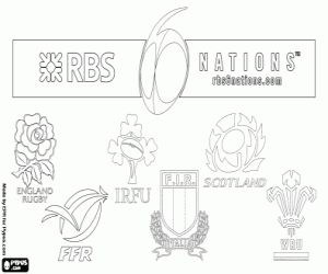 malvorlagen Six Nations Rugby-logo ausmalbilder
