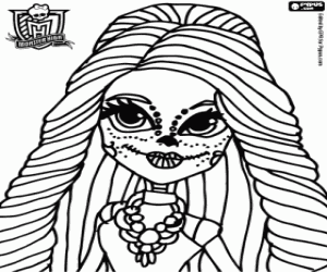 malvorlagen Skelita Calaveras, Monster High ausmalbilder