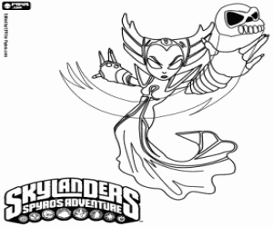 malvorlagen Skylander Hex ausmalbilder