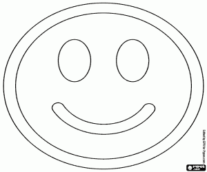 malvorlagen Smiley, das lächelnde Gesicht ausmalbilder