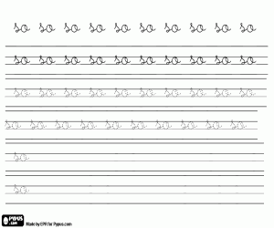 malvorlagen SO, Kleinbuchstaben zu schreiben ausmalbilder