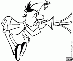 malvorlagen Spaß an Silvester party ausmalbilder