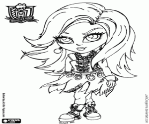 malvorlagen Spectra Vondergeist,Baby Monster High ausmalbilder
