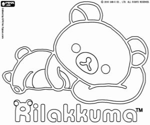 malvorlagen Der Spielzeug-Bär Rilakkuma ausmalbilder