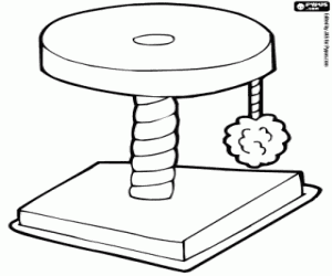 malvorlagen Spielzeug für die Katze ausmalbilder