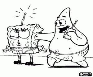 malvorlagen SpongeBob und der Witz von Patrick ausmalbilder