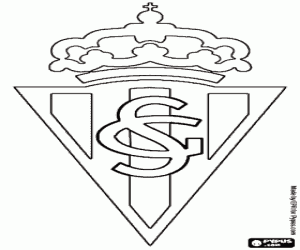 malvorlagen Sporting de Gijón-logo ausmalbilder