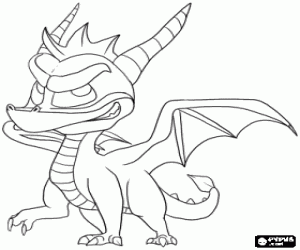 malvorlagen Spyro, ein junger Drache ausmalbilder