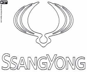 malvorlagen SsangYong-logo ausmalbilder
