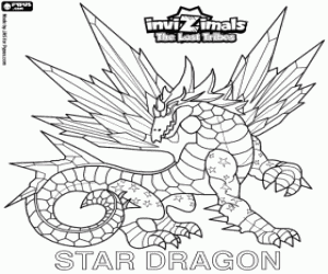 malvorlagen Star Dragon, Invizimals DVS ausmalbilder