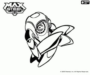 malvorlagen Steel, Alien von Max Steel ausmalbilder