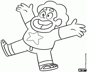 malvorlagen Steven Universe, der junge protagonist ausmalbilder