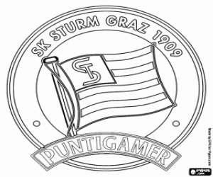 malvorlagen Sturm Graz-Abzeichen ausmalbilder