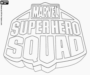 malvorlagen Super Hero Squad logo ausmalbilder