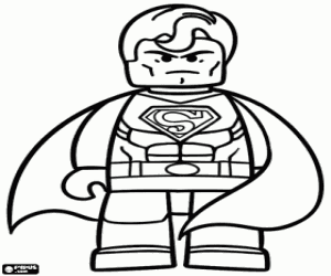 malvorlagen Superman, Charakter von Lego ausmalbilder