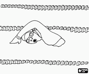 malvorlagen Ein Swimming-Wettbewerb ausmalbilder