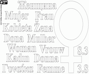 malvorlagen Der Tag der Frau ausmalbilder