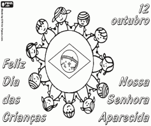 malvorlagen Tag der Kinder in Brasilien ausmalbilder