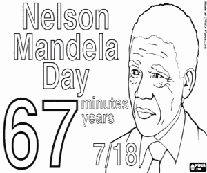 malvorlagen Tag von Nelson Mandela ausmalbilder