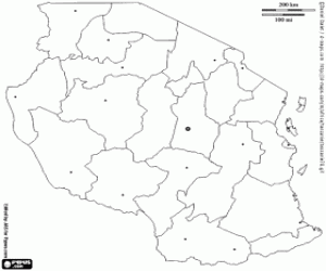 malvorlagen Tansania Karte ausmalbilder