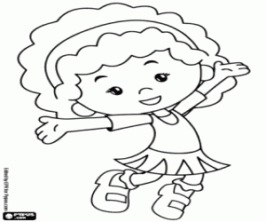 malvorlagen Tara, die Freundin von Chloe ausmalbilder