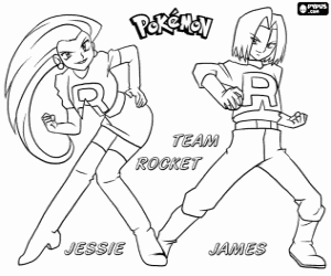 malvorlagen Team Rocket, Pokémon ausmalbilder