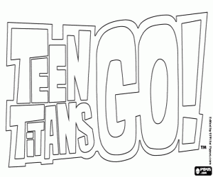 malvorlagen Teen Titans Go! logo ausmalbilder