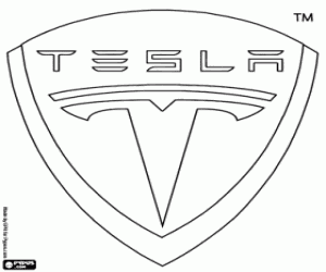 malvorlagen Tesla Motors-emblem ausmalbilder