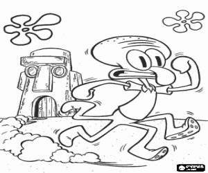 malvorlagen Thaddäus läuft von zu Hause weg ausmalbilder