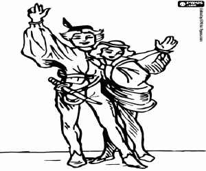 malvorlagen Die Theaterschauspieler ausmalbilder