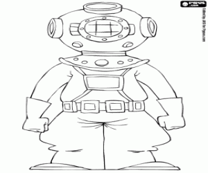 malvorlagen Ein Tieftaucher ausmalbilder