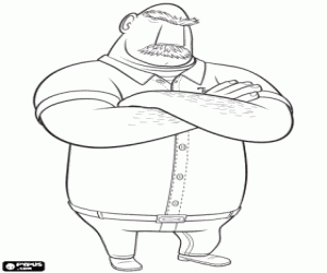 malvorlagen Tim Lockwood, Flints Vater ausmalbilder