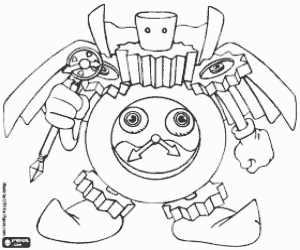 malvorlagen Time Wizard, Charakter von Yu-Gi-Oh ausmalbilder