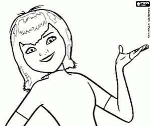 malvorlagen Die Tochter des Grafen Dracula, Mavis ausmalbilder