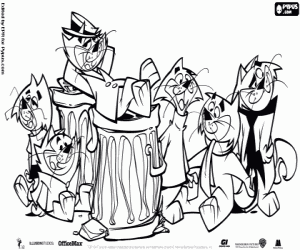 malvorlagen Top Cat und seine Bande ausmalbilder