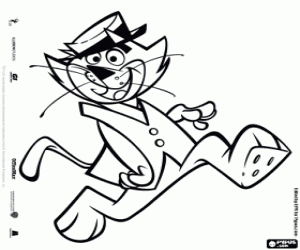 malvorlagen Top Cat ist der Häuptling der Katzen ausmalbilder