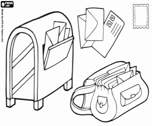 malvorlagen Traditionelle Postwesen ausmalbilder