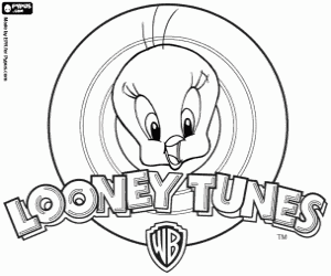 malvorlagen Tweety und die Looney Tunes logo ausmalbilder