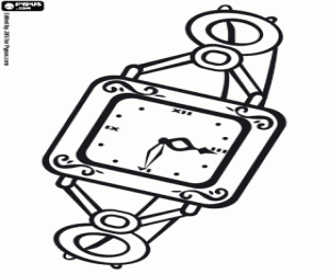 malvorlagen Eine Uhr, ein Juwel ausmalbilder