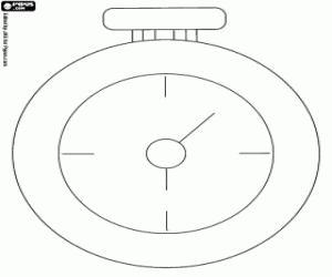 malvorlagen Die Uhr von Weiße Kaninchen ausmalbilder