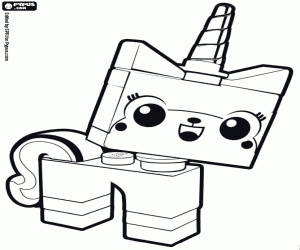 malvorlagen Unikitty, das Lego-Einhorn ausmalbilder