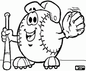 malvorlagen Unverzichtbar für baseball ausmalbilder