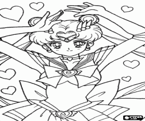 malvorlagen Usagi Tsukino, Sailor Moon ausmalbilder