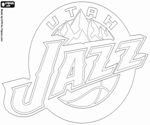 malvorlagen Utah Jazz logo ausmalbilder