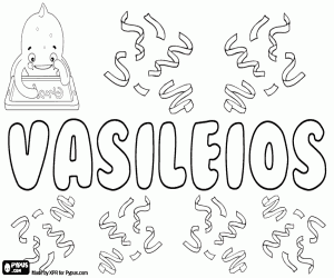 malvorlagen Vasileios, griechischer name ausmalbilder