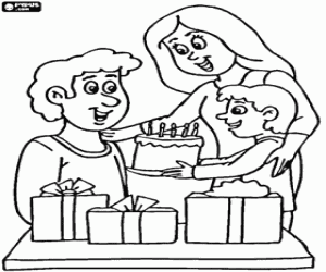 malvorlagen Der Vater in seiner Feier ausmalbilder