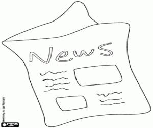 malvorlagen Der Verbrecher in der Zeitung ausmalbilder