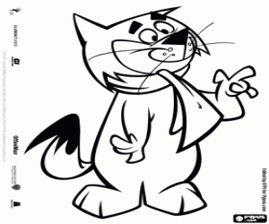 malvorlagen Die verführerische Katze Fancy-Fancy ausmalbilder